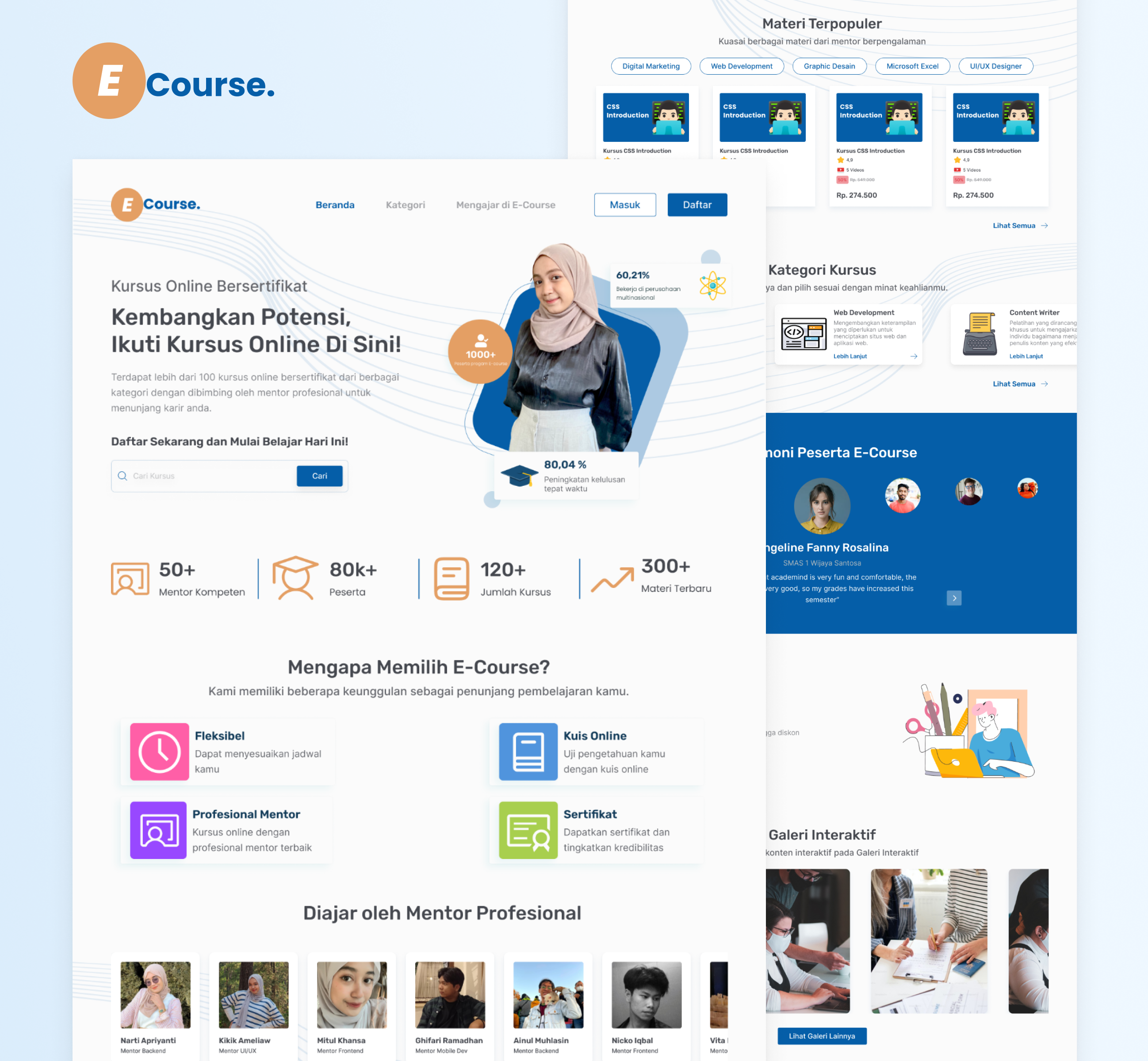 landing page